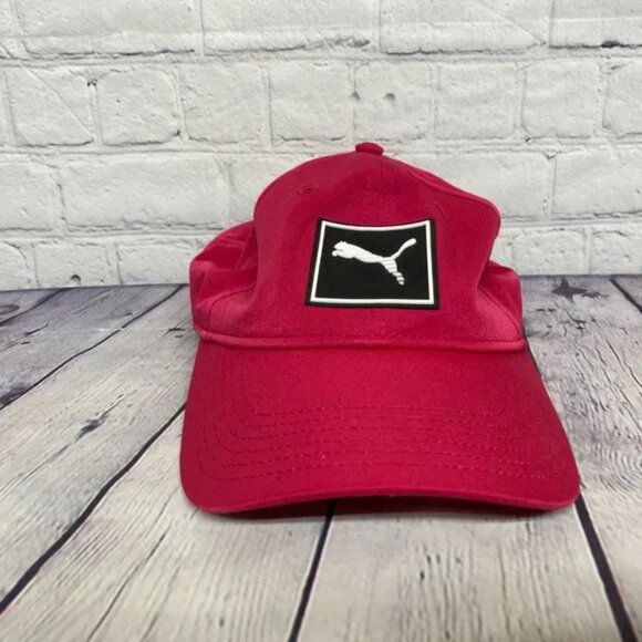 Puma Hat Cap Women Strap Back Pink Running Athletic Gym Workout Fitness Ladies - Picture 5 of 7